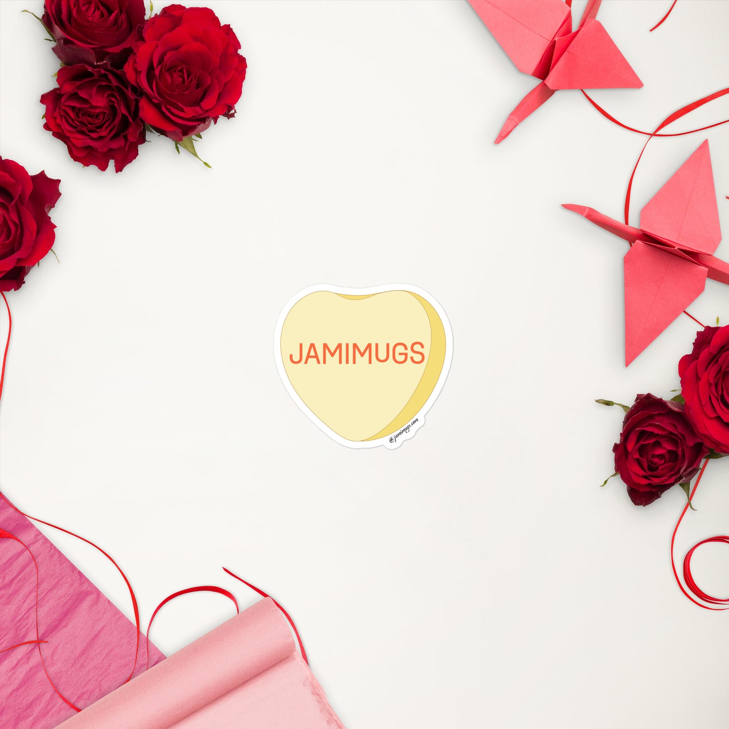JamiMugs Heart Candy Sticker